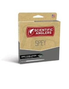 Scientific Anglers Spey Evolution Fly Line in Sunset and Light Blue